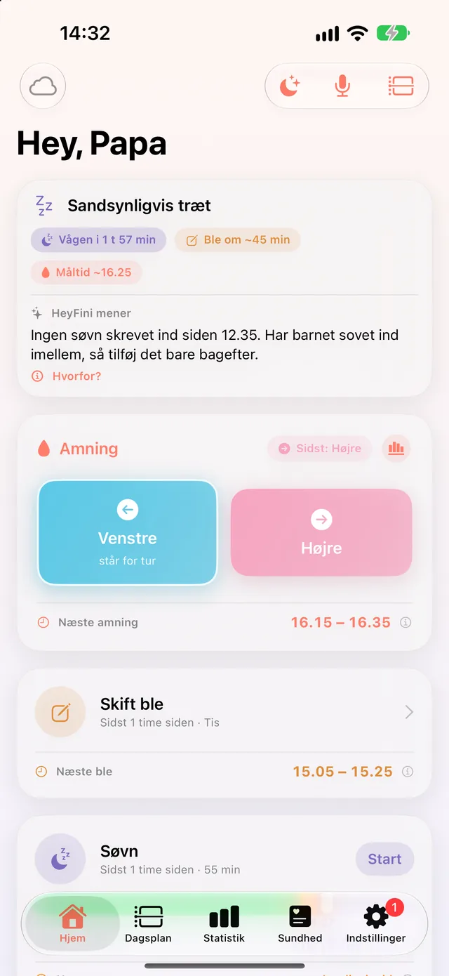 HeyFini på fars iPhone: »Hey, Papa« med præcis de samme oplysninger
